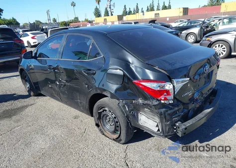 2016 Toyota Corolla Le z USA, uszkodzony, nr VIN 2T1BURHE8GC572855